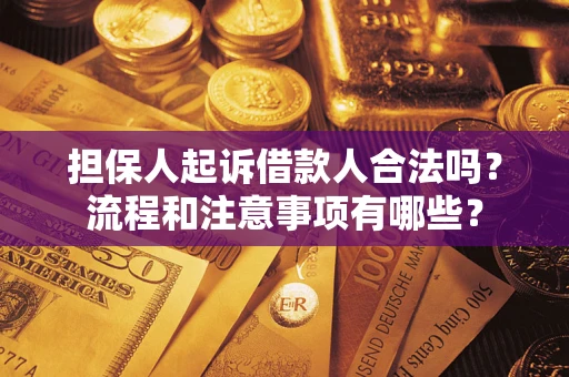 北京担保人起诉借款人合法吗？流程和注意事项有哪些？
