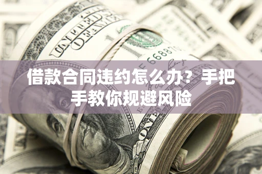 北京借款合同违约怎么办？手把手教你规避风险