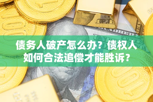 北京债务人破产怎么办？债权人如何合法追偿才能胜诉？