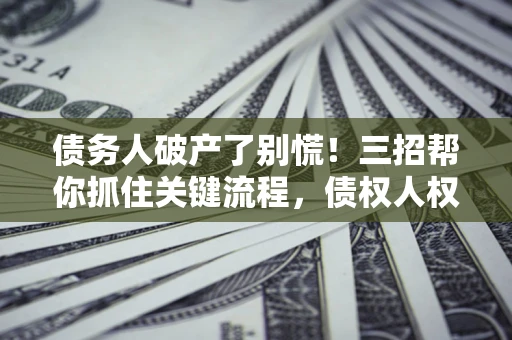 北京债务人破产了别慌！三招帮你抓住关键流程，债权人权益不再缩水