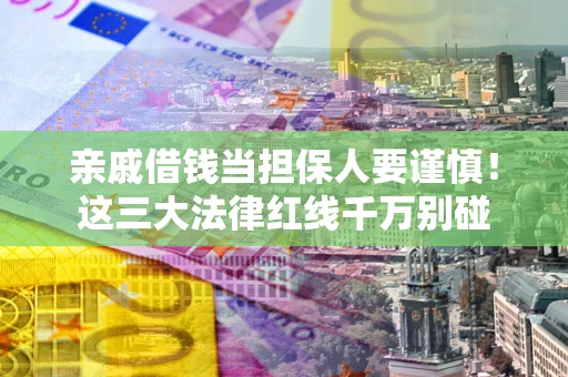 北京亲戚借钱当担保人要谨慎！这三大法律红线千万别碰