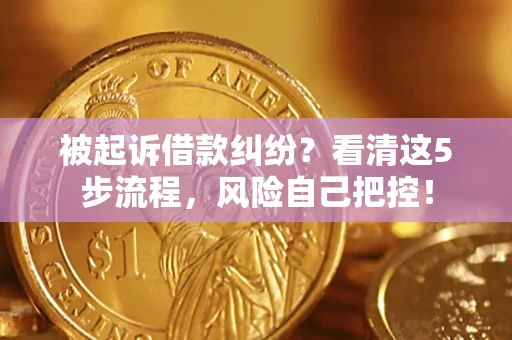 北京被起诉借款纠纷？看清这5步流程，风险自己把控！