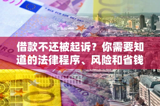北京借款不还被起诉？你需要知道的法律程序、风险和省钱技巧